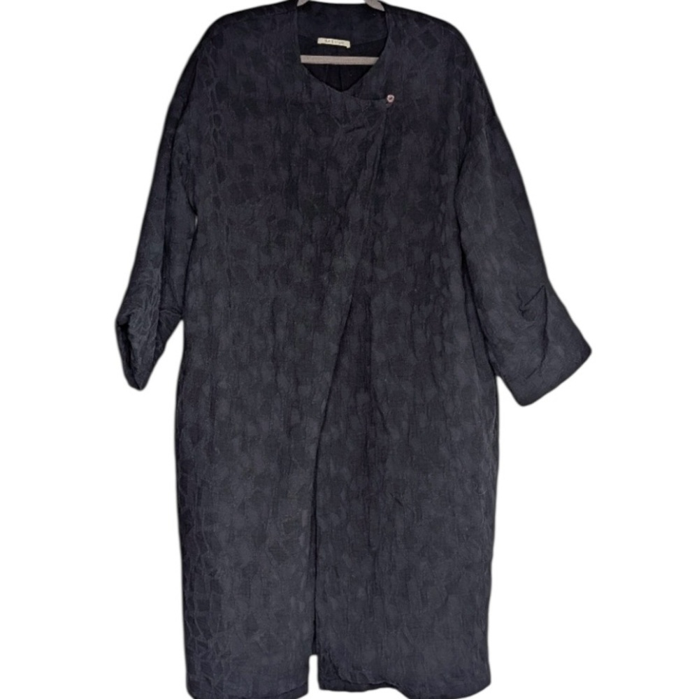 NWT- Women’s Black Crane Jacquard Cocoon Jacket - Picture 2 of 7